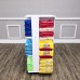 FixtureDisplays® T-Shirt Floor Stand Jeans Pants Gifware Display Shelves Retail Store Merchandiser Roll 20 X 20 X 45